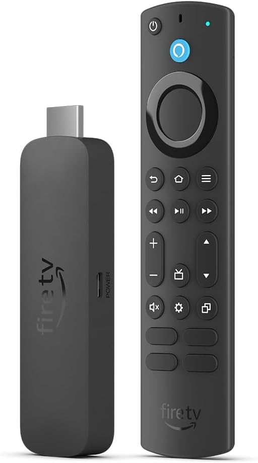 Zertifiziert und generalüberholt Amazon Fire TV Stick 4K Max, unterstützt Streaming über Wi-Fi 6E, Ambient-TV.