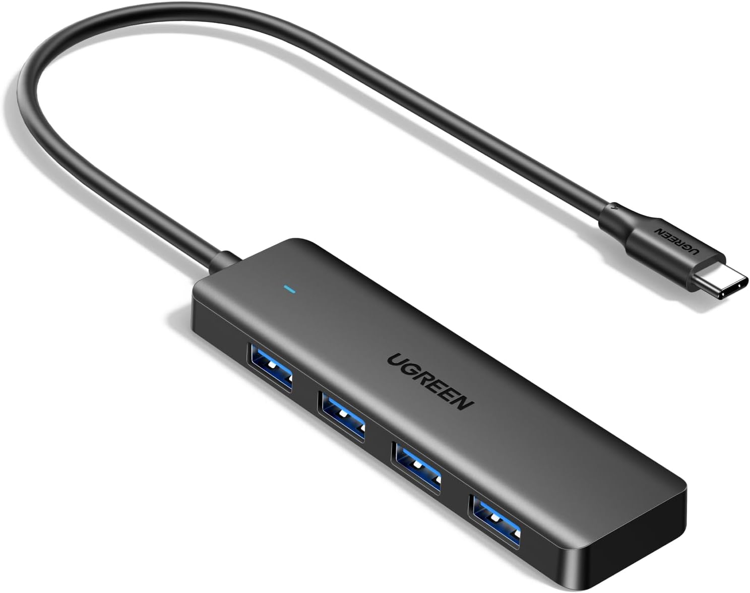 UGREEN USB-C Hub to 4 Port USB 3.0 Hub Datenübertragung 5Gbps (15cm) VerlängerungskabelUSB Splitter für Typ-C MacBook, Mac Pro, iMac, Surface, Flash Drive, Tastatur, Maus