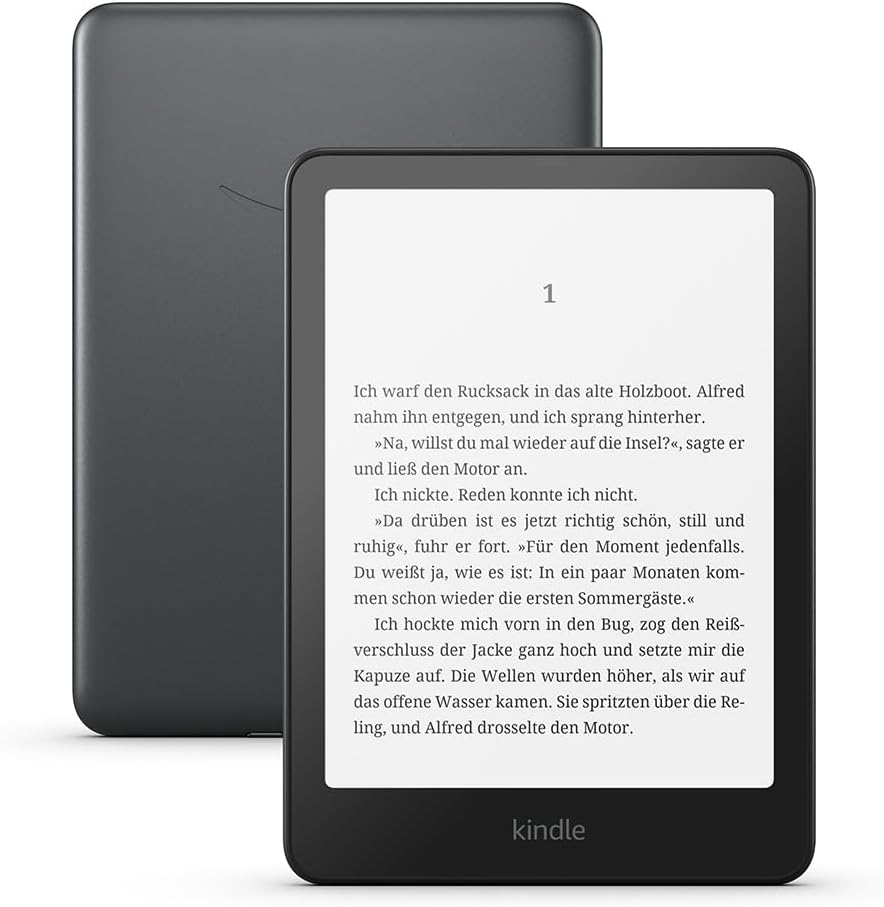 Zertifiziert und generalüberholt Amazon Kindle Paperwhite Signature Edition(32 GB)-Unser schnellster Kindle,mit Frontlicht mit automatischer Anpassung,kabellosem Aufladen und wochenlanger Akkulaufzeit