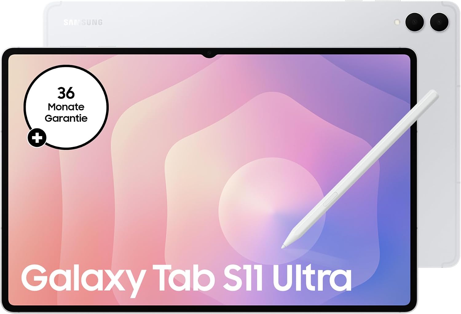 Samsung Galaxy Tab S11 Ultra, AI Tablet, Wi-Fi, Leichtes Design, Vielseitige KI-Tools, DeX, 256 GB Speicher, 12 GB RAM, Lange Akkulaufzeit, Silver, 3 Jahre Herstellergarantie [Exklusiv auf Amazon]