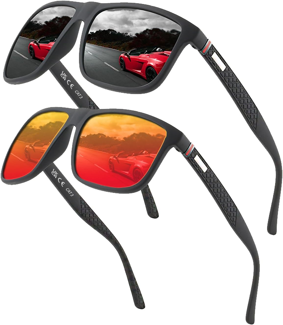 PerfectmiaoxuanPolarisierte Sonnenbrille Herren/Damen ; Vintage/Klassisch/Elegant Brillengestell; HD-Pilotobjektive; Golf/Fahren/Angeln/Reisebrille/Outdoor-Sportarten Mode Sonnenbrille
