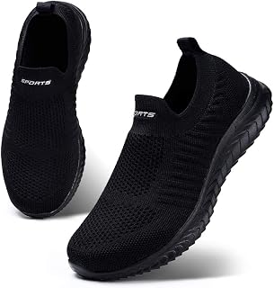 e Anzeige – HKR Damen Slip on Sneakers Bequeme Turnschuhe zum Reinschlüpfen Leichte Sportschuhe Atmungsaktiv Sch...