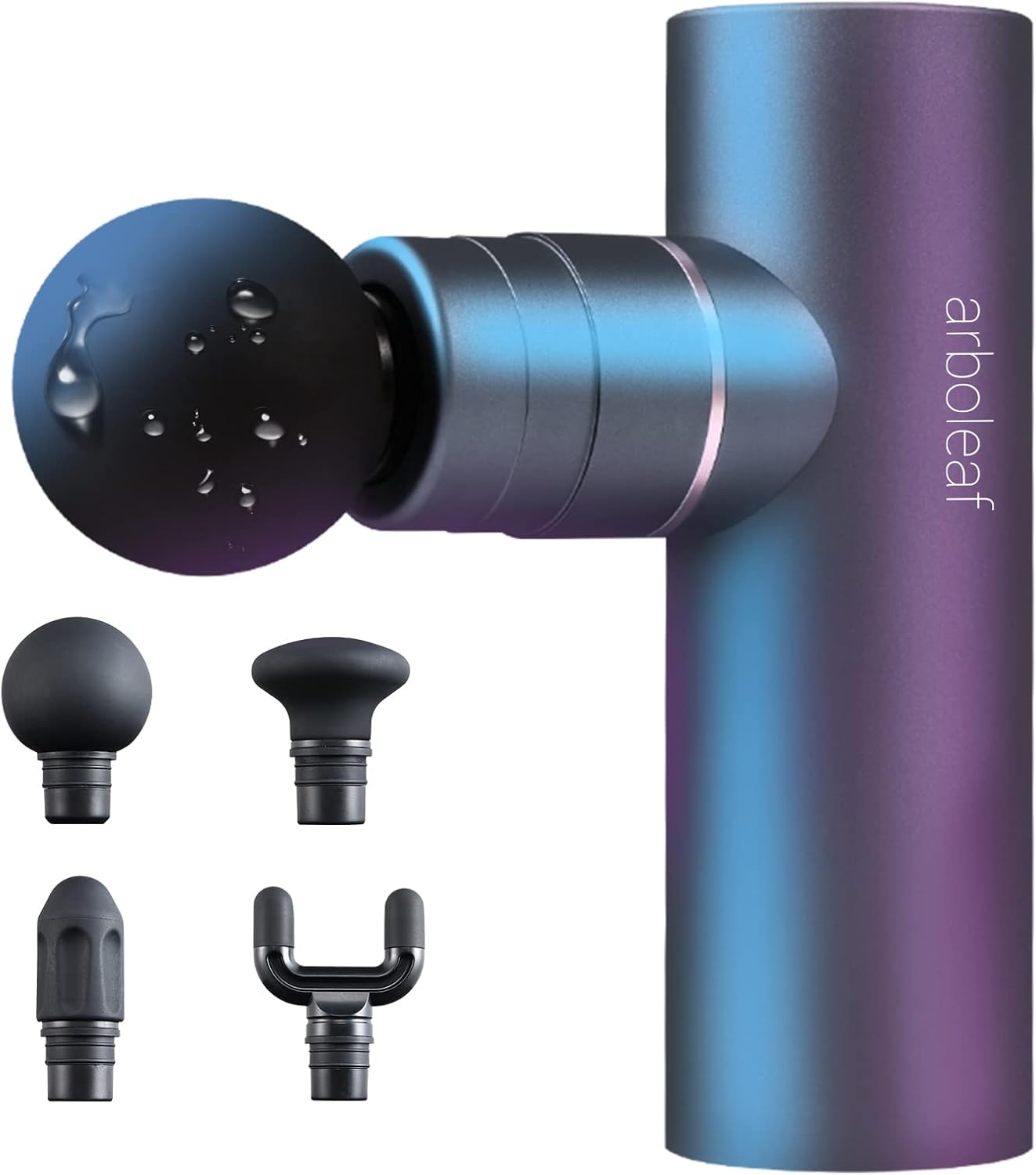 arboleaf Mini Massagepistole Massagegerät Massage gun 4 Silikon-Aufsätze | Leise Muskelpistole 3200r...