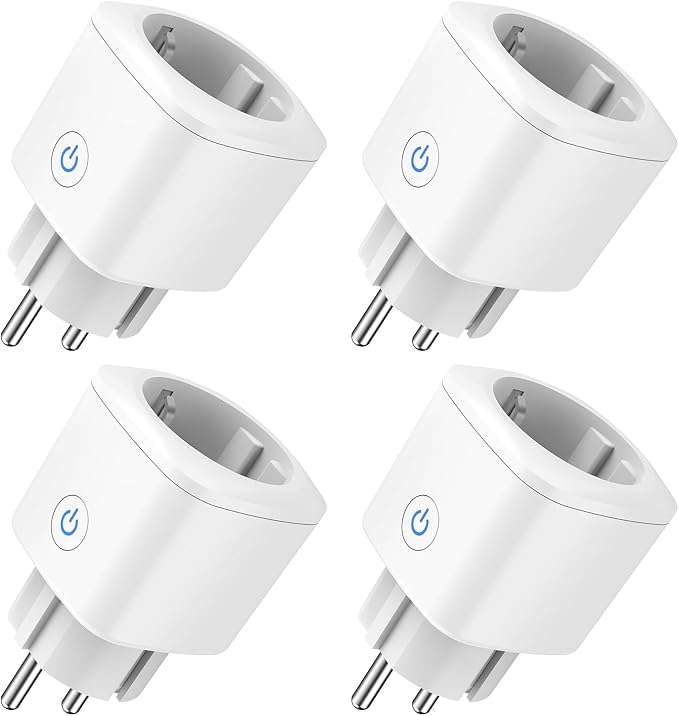 WLAN Steckdose, Smart Steckdose mit Strommessung, Sprachsteuerung & Timer | Smart Home funktioniert ...