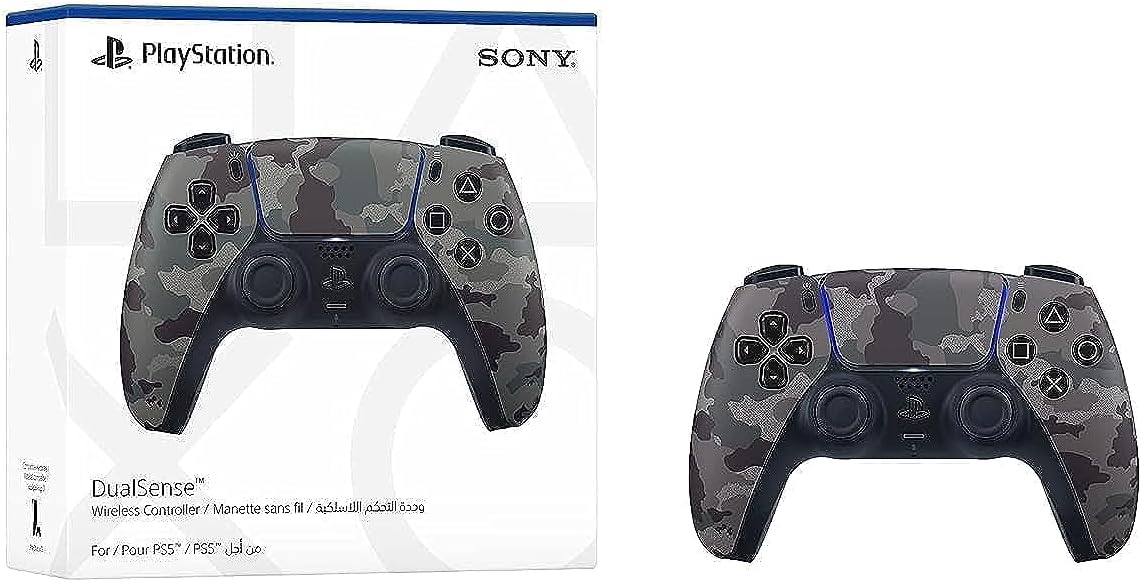 Sony Playstation 5 DualSense, Wireless Controller, Gray Camouflage von Playstation