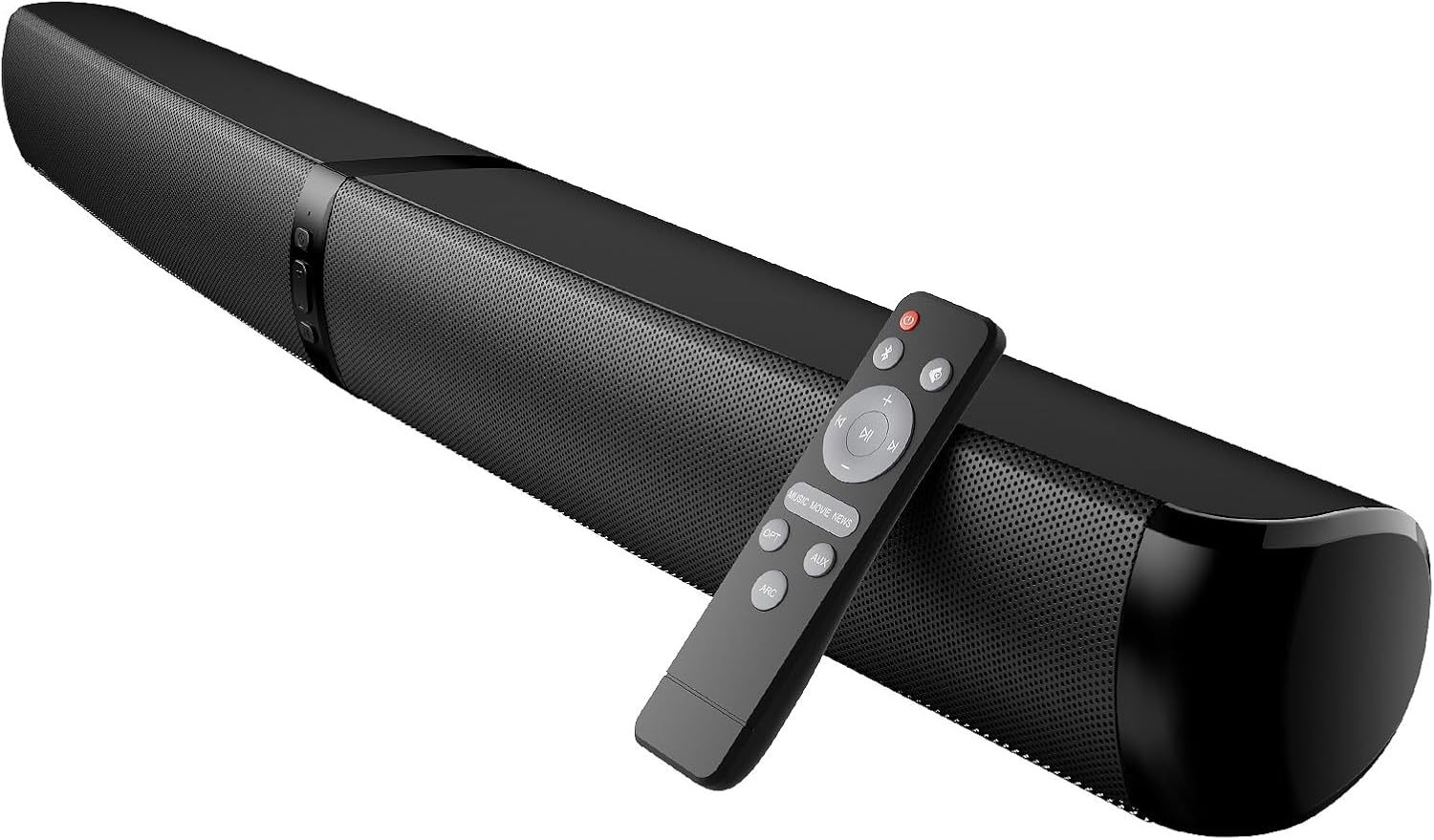 GarageRock Soundbar für TV Geräte, 2026 Upgrade 90W 2-in-1 Teilbare Soundbar for TV, Standlautsprecher Bluetooth 5.3 Lautsprecher für Fernseher with ARC/Opt/AUX, TV Soundsystem for TV/PC/Gaming/Gift