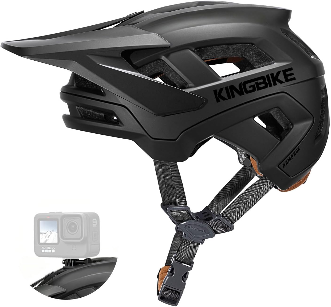 KINGBIKE Fahrradhelm Herren & Damen für Erwachsene NTA 8776 E-Bike MTB Helm | Komfortabler Mountainb...