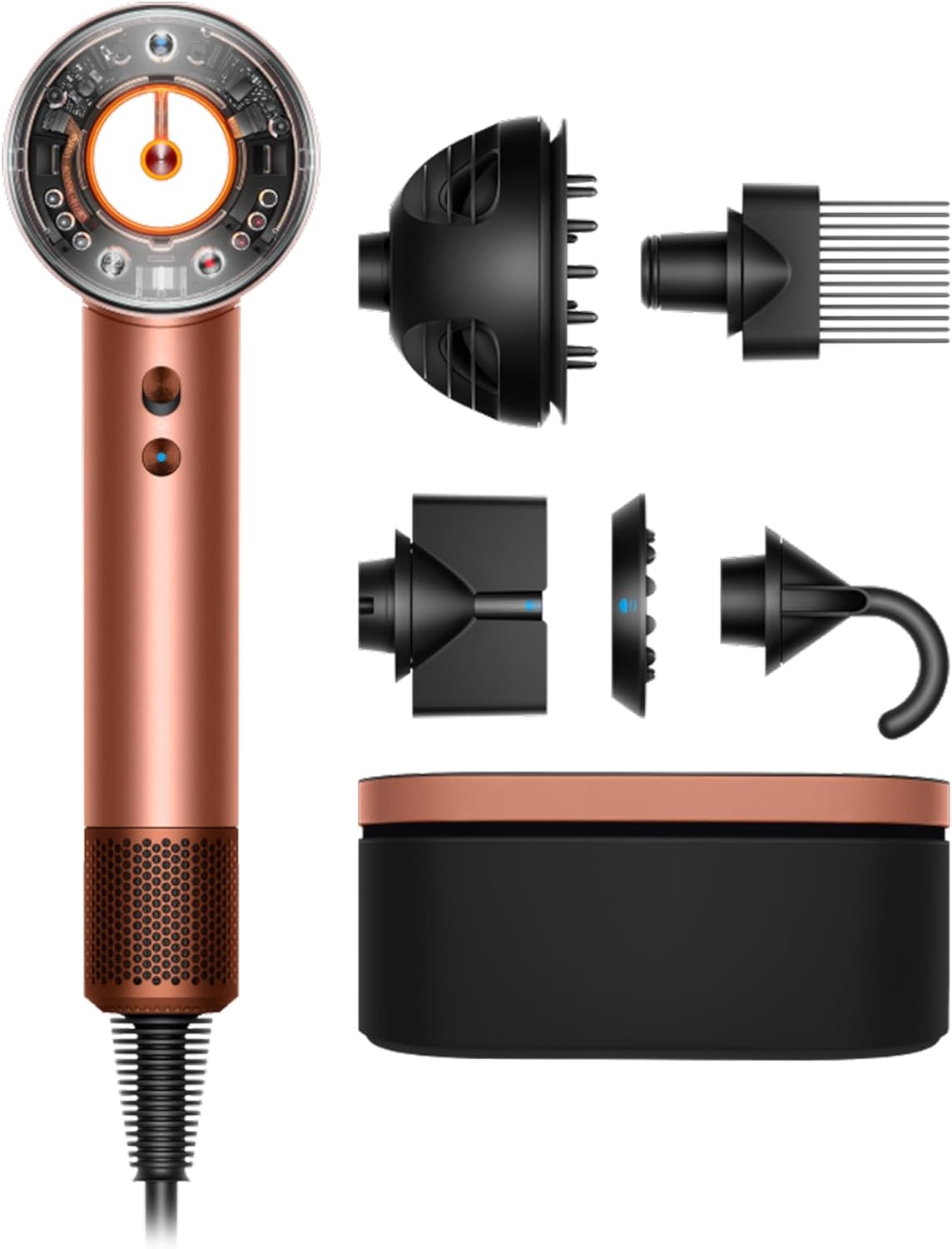 Dyson Supersonic Nural™ Haartrockner Curly+Coily, Für Lockiges Haar Schnelles Haare Trocknen, Präzise Temperaturkontrolle, Schutz Vor Hitzeschäden, Ideal Für Tägliches Styling