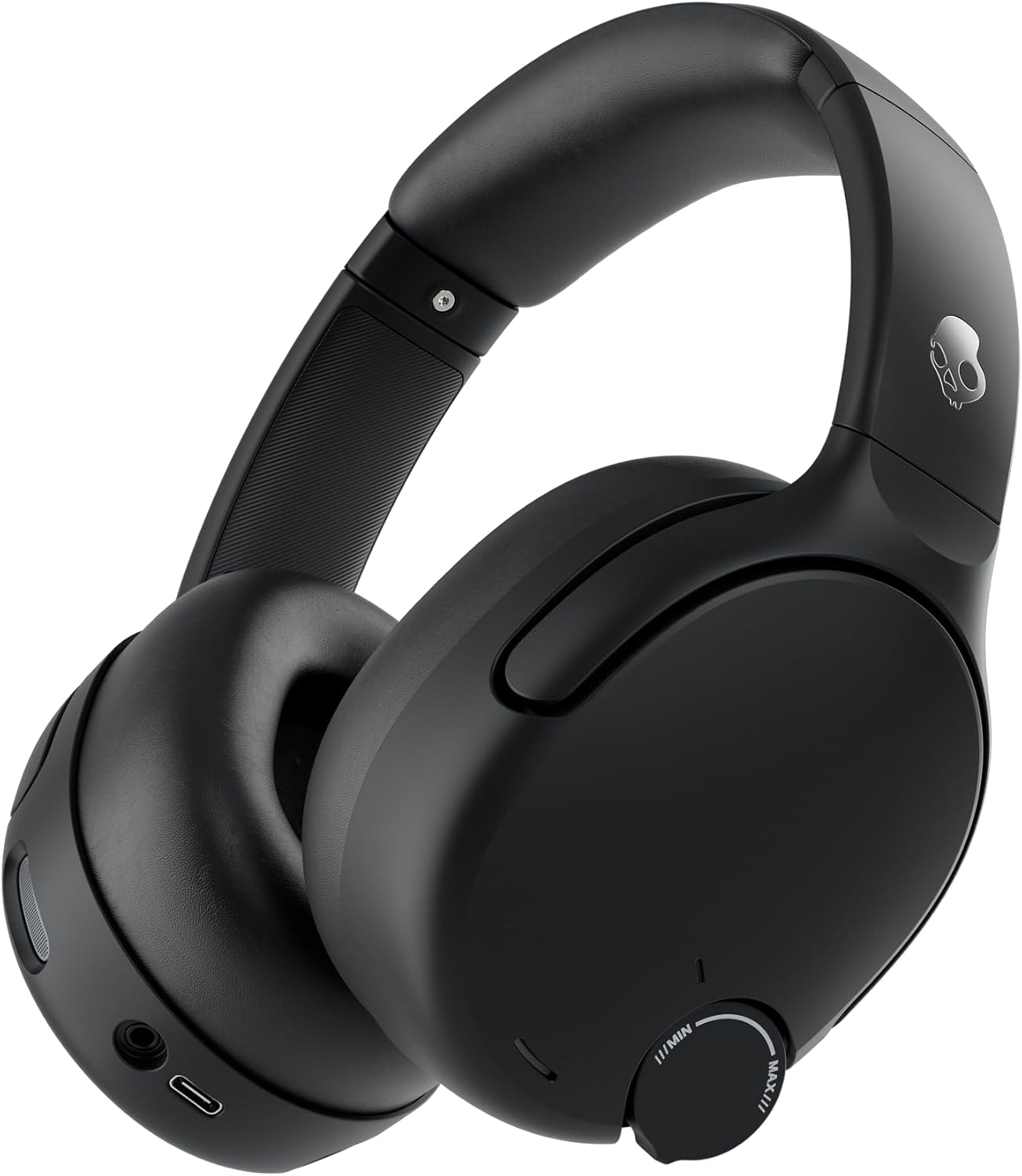Skullcandy Crusher 720 Wireless Bluetooth Over-Ear-Kopfhörer mit multisensorischem Bass, THX Spatial Audio Personal Sound, bis 65 h Akkulaufzeit, Mikrofon iPhone & Android - Schwarz