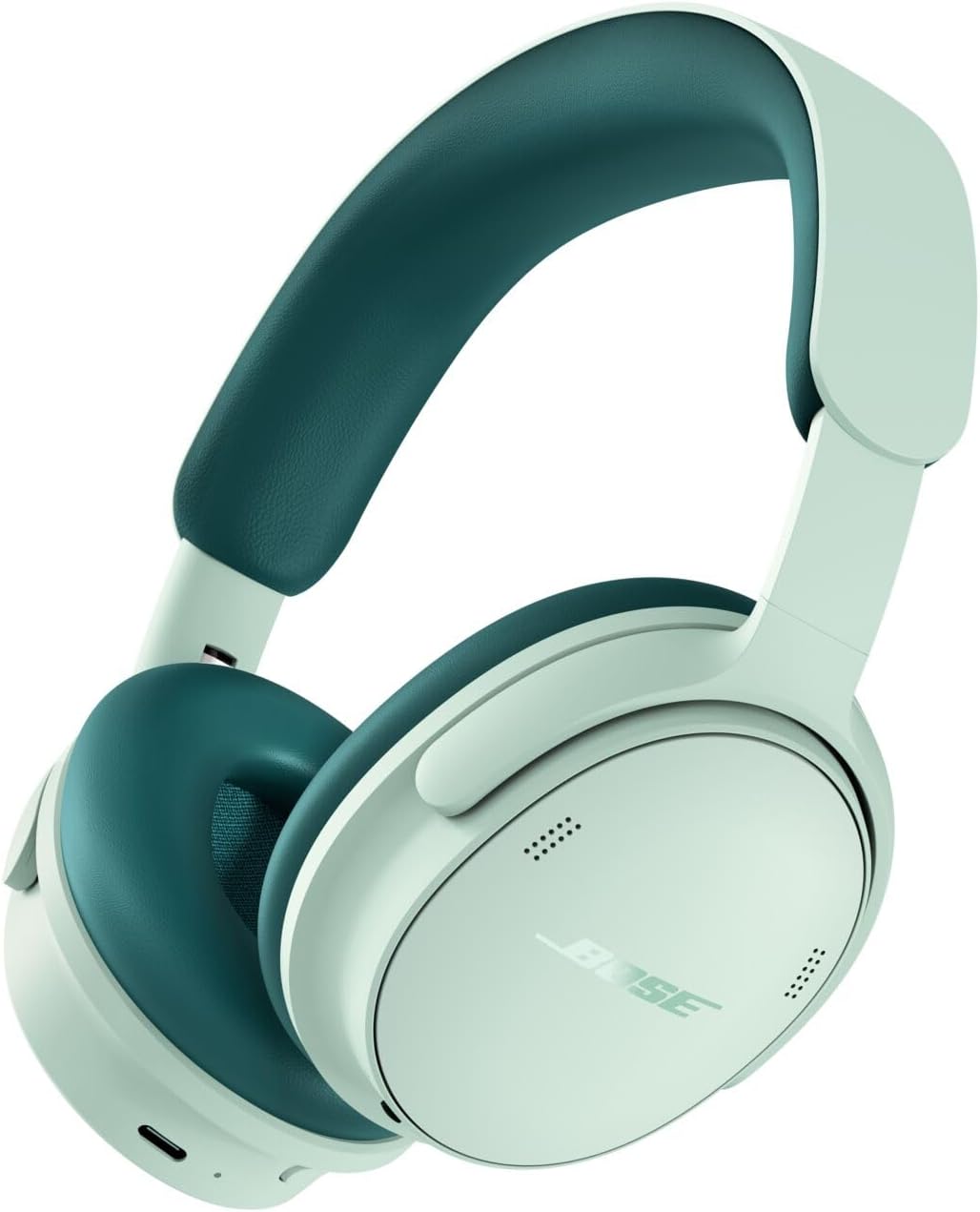 Bose QuietComfort Kopfhörer (2. Gen.) – Kabellose Over-Ear-Kopfhörer, aktives Noise-Cancelling, Mikrofon, 360-Grad-Sound, USB-C-Laden, verlustfreies Audio, bis zu 24 h Wiedergabe, Tautropfen-Minze