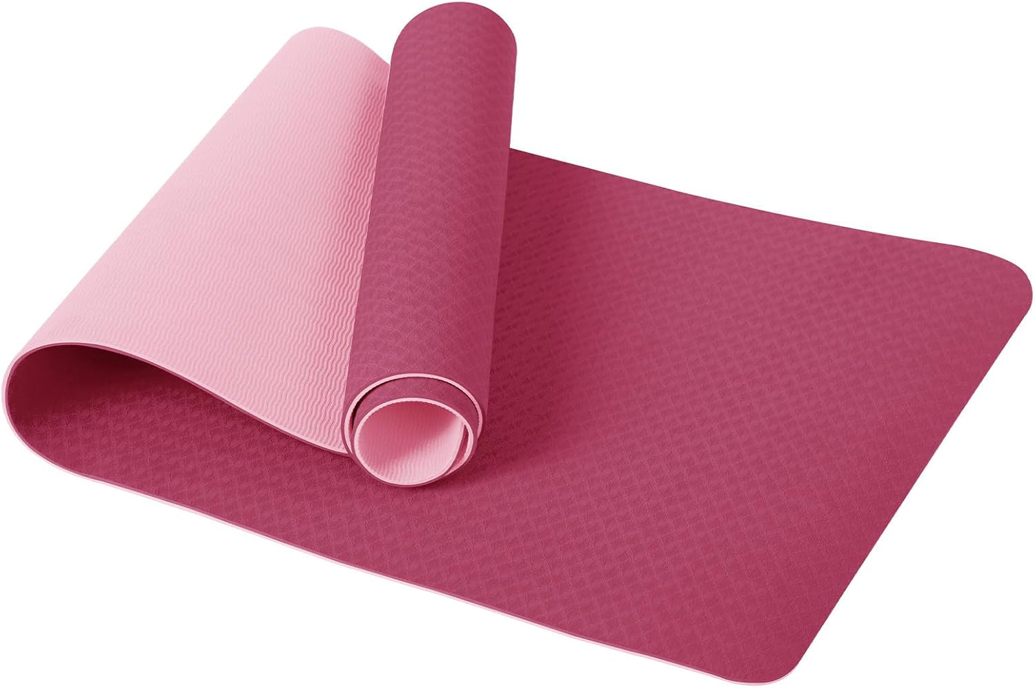 Narwhal Yogamatte TPE Rutschfest 6mm dick, Gymnastikmatte Sportmatte mit Tragegurt, Leichte Fitnessmatte für Yoga Pilates Workout Zuhause & Outdoor 183x61x0.6cm