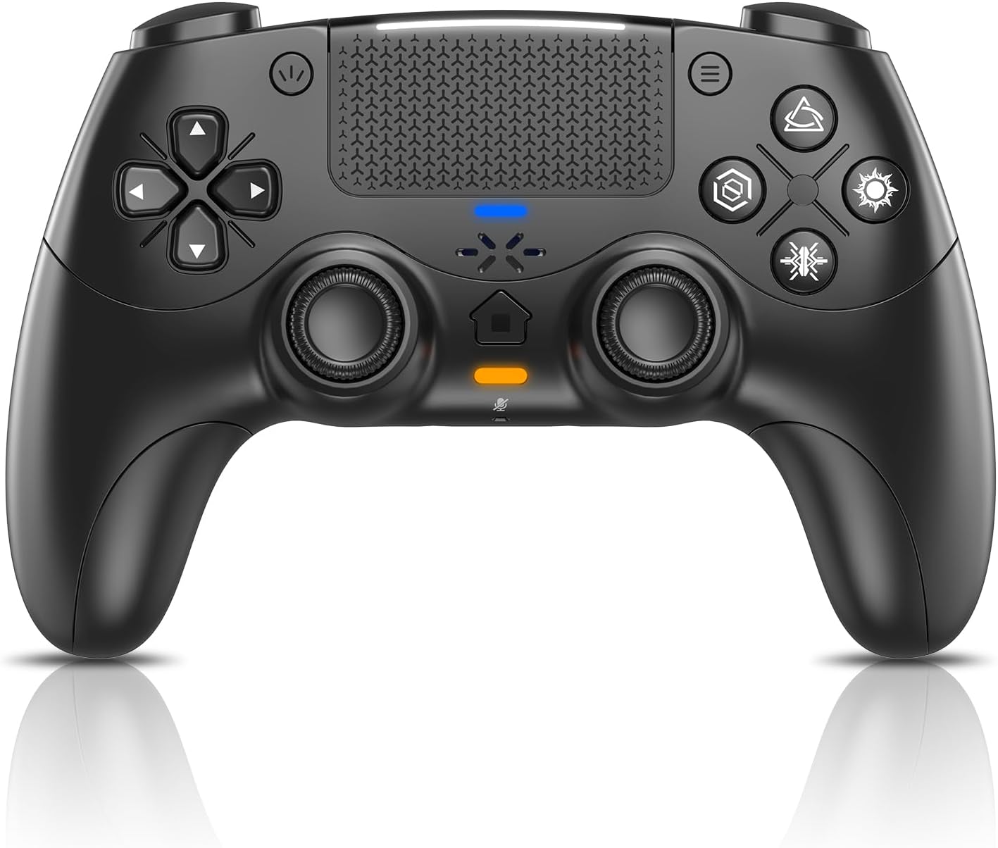 Dinosoo Wireless Controller für PS5/PC, Volle Funktionsvielfalt | Smart Adaptiv Triggers, HD-Linearv...