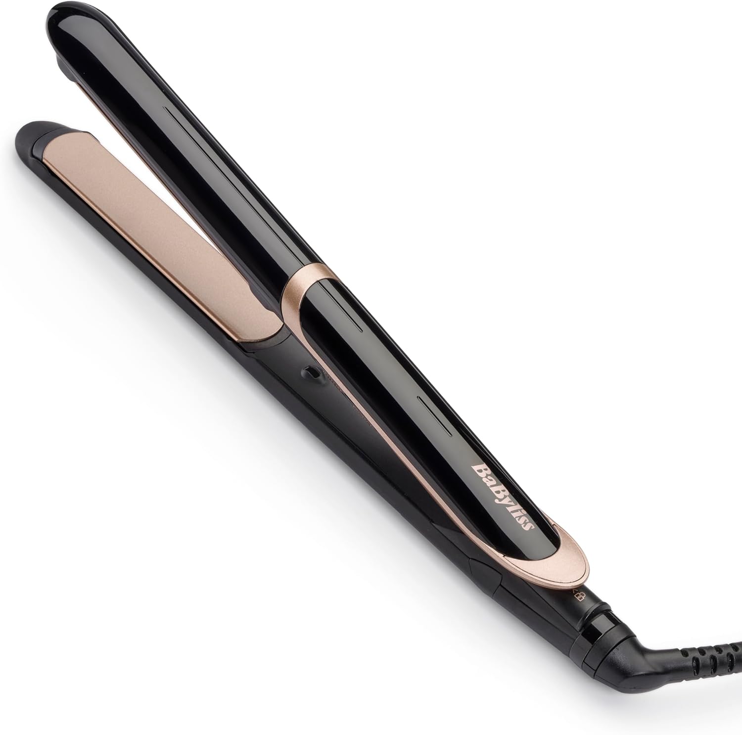 BaByliss Super Smooth Glätteisen – Anti-Frizz Ionen-Technologie, Hitzeschutzmatte, fortschrittliche Keramikplatten, schnelles Aufheizen, 6 Temperaturstufen von 140°C bis 235°C, ST393E