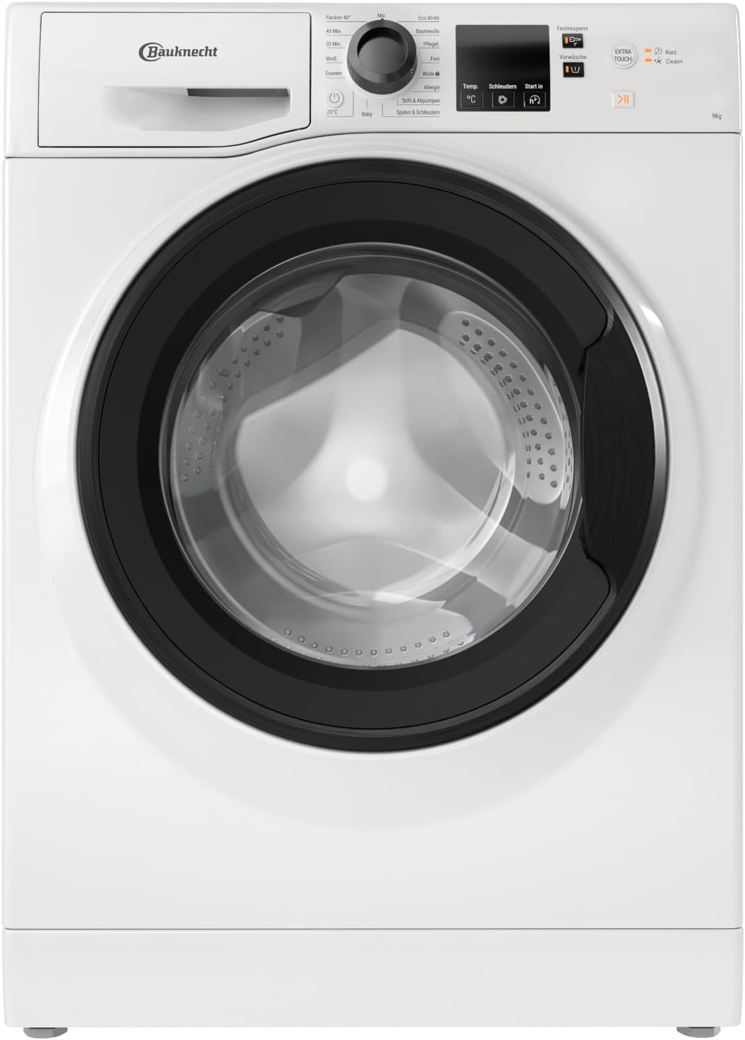 Bauknecht WAM 914 A Waschmaschine Frontlader/ 9kg / EEK A/ Kurz 30/ Kurz 45/ Anti-Allergie-Programm/ Wolleprogramm/ Startzeitvorwahl/ Dynamic Inverter Motor/ Flecken 40° Schutz vor Wasserschäden