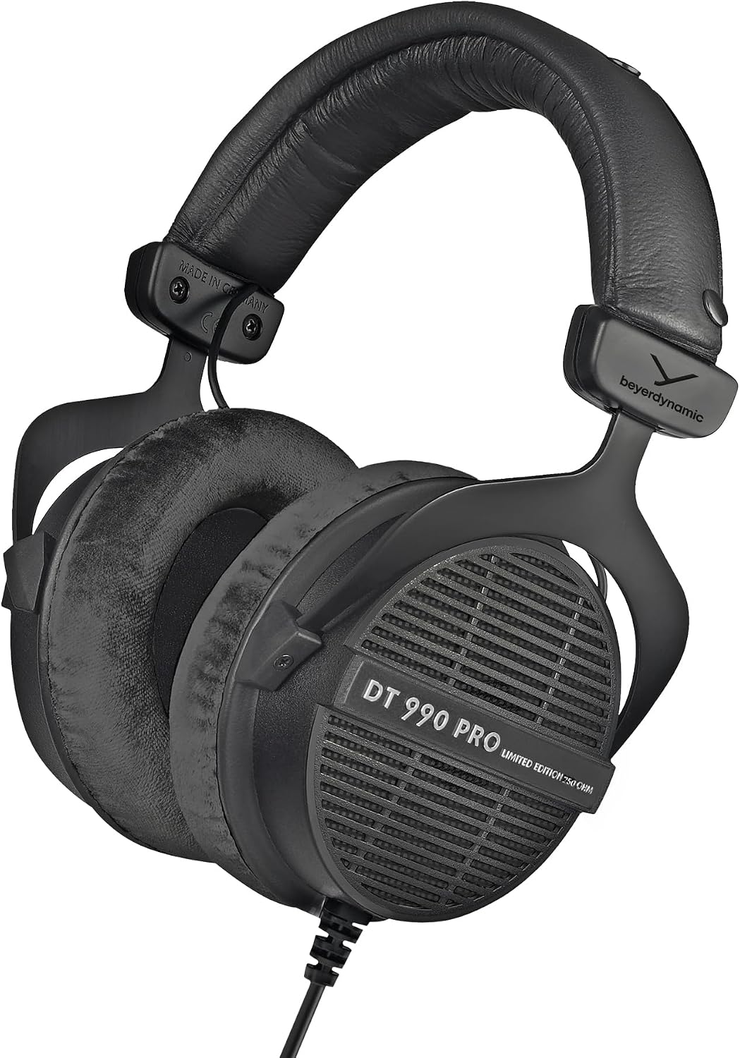 beyerdynamic DT 990 PRO Black Edition Studio-Kopfhörer, offen, 250 Ohm | Offene Bauweise, präzise Kl...