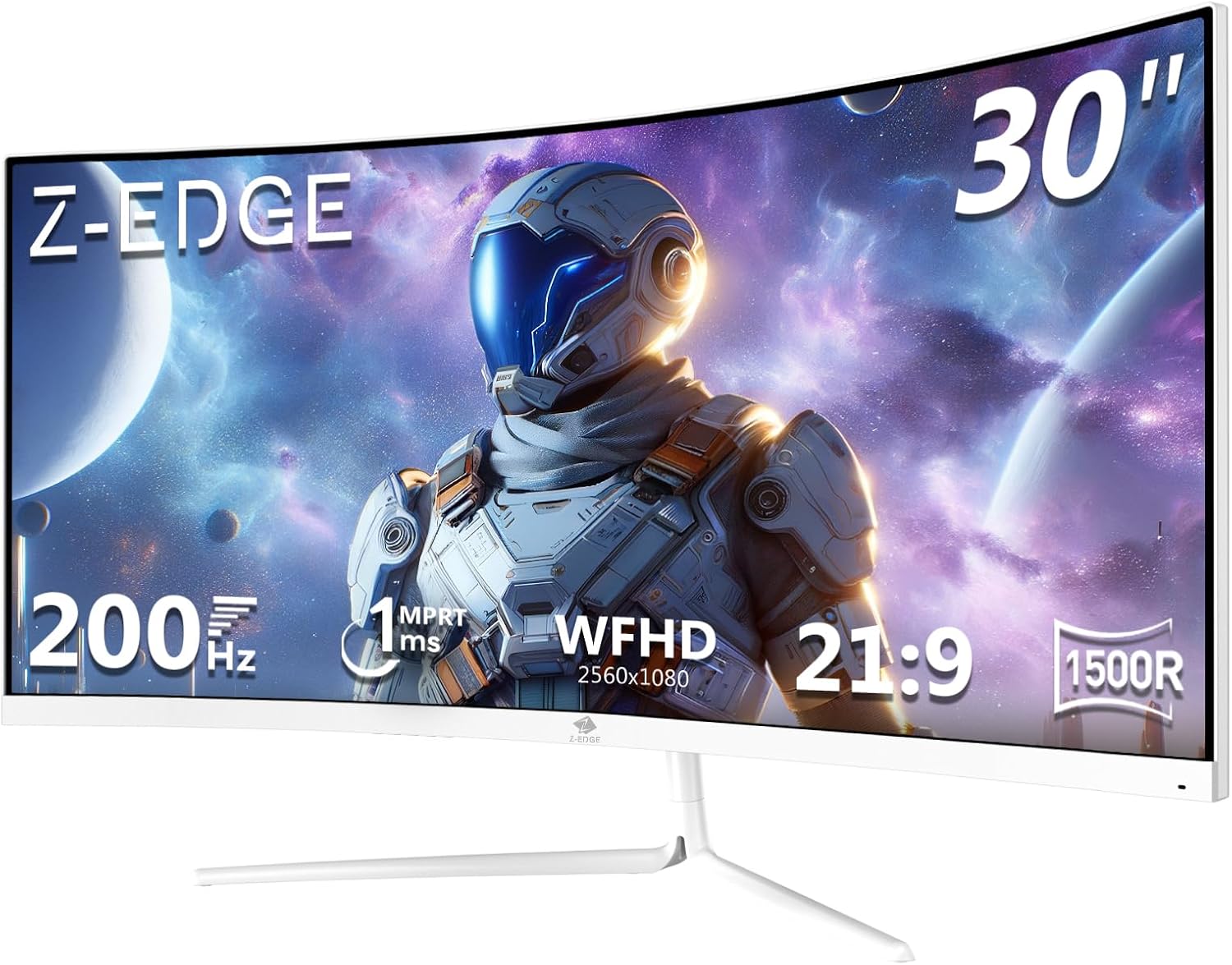 e Anzeige – Z-Edge 30 Zoll Ultrawide Curved Gaming Monitor 200Hz 165Hz 1ms VA DP HDMI | UG30 21:9 1500R Gebogene...
