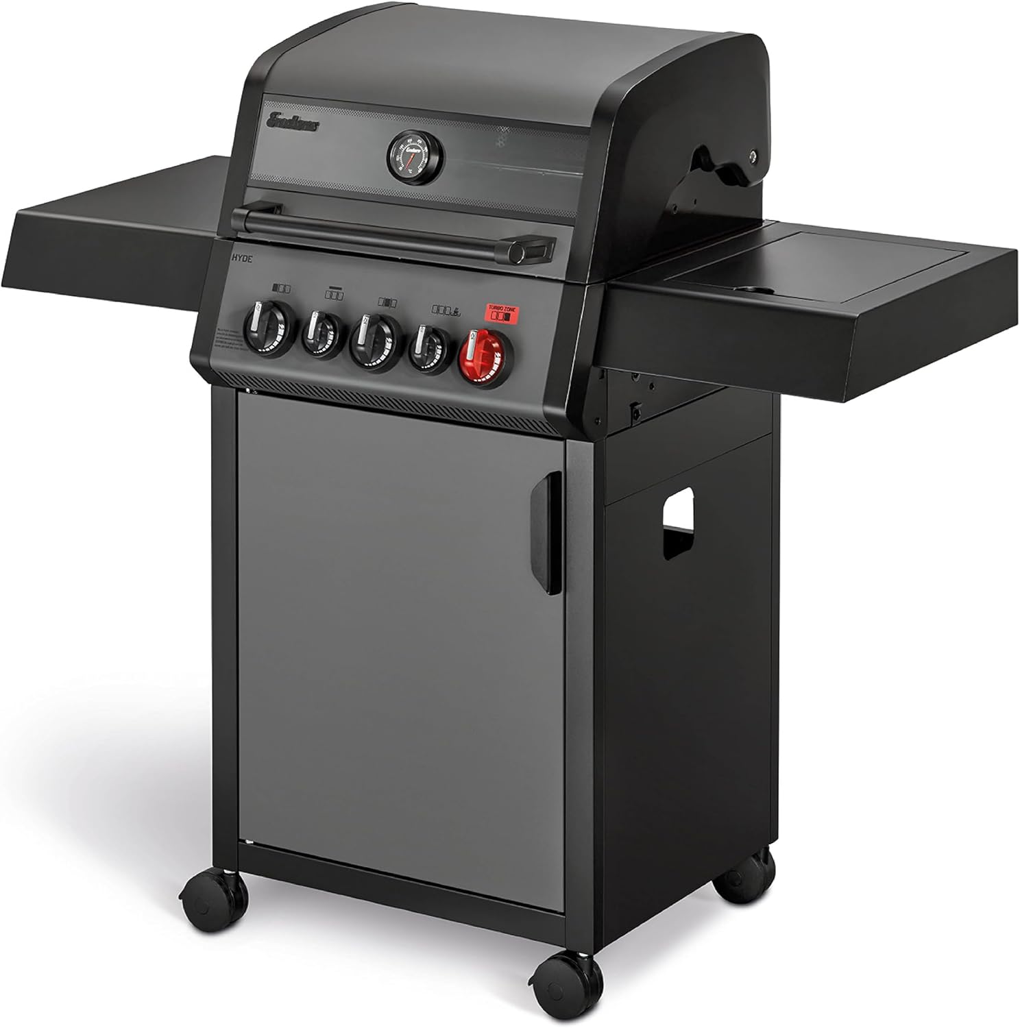 Enders® Gasgrill HYDE 3 SIKR Turbo, 3 Brenner aus Edelstahl für kraftvolles direktes und indirektes Grillen, 800 °C TURBO ZONE™, SWITCH GRID™, Infarot-Backburner und Seitenkocher, #8040