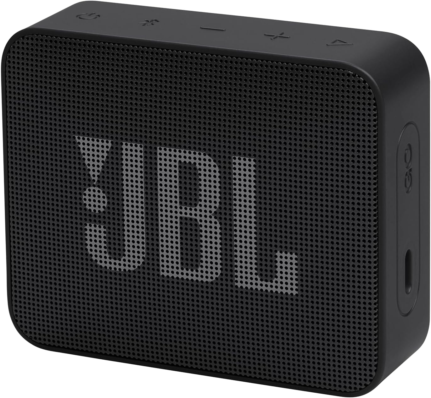 JBL GO Essential 2, tragbarer Bluetooth-Lautsprecher mit Original JBL Pro Sound, bis zu 5 Stunden Akkulaufzeit, mit IP67 wasserdichtem Design, Schwarz