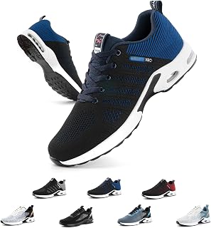 Hitmars Sneaker Herren Sportschuhe Laufschuhe Männer Luftkissen Stoßdämpfend Leicht rutschfeste EU3...