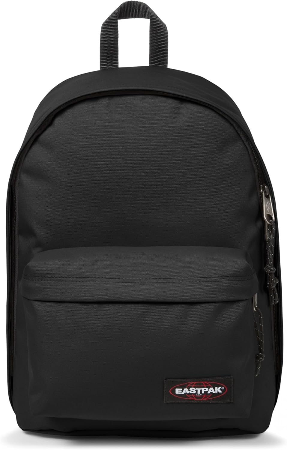 EASTPAK Out of Office Rucksack 27L (44 x 29,5 x 22 cm), Laptopfach 13–15 Zoll, wasserabweisender Schul- & Arbeitsrucksack, robuster Tagesrucksack mit gepolsterten Trägern - BLACK