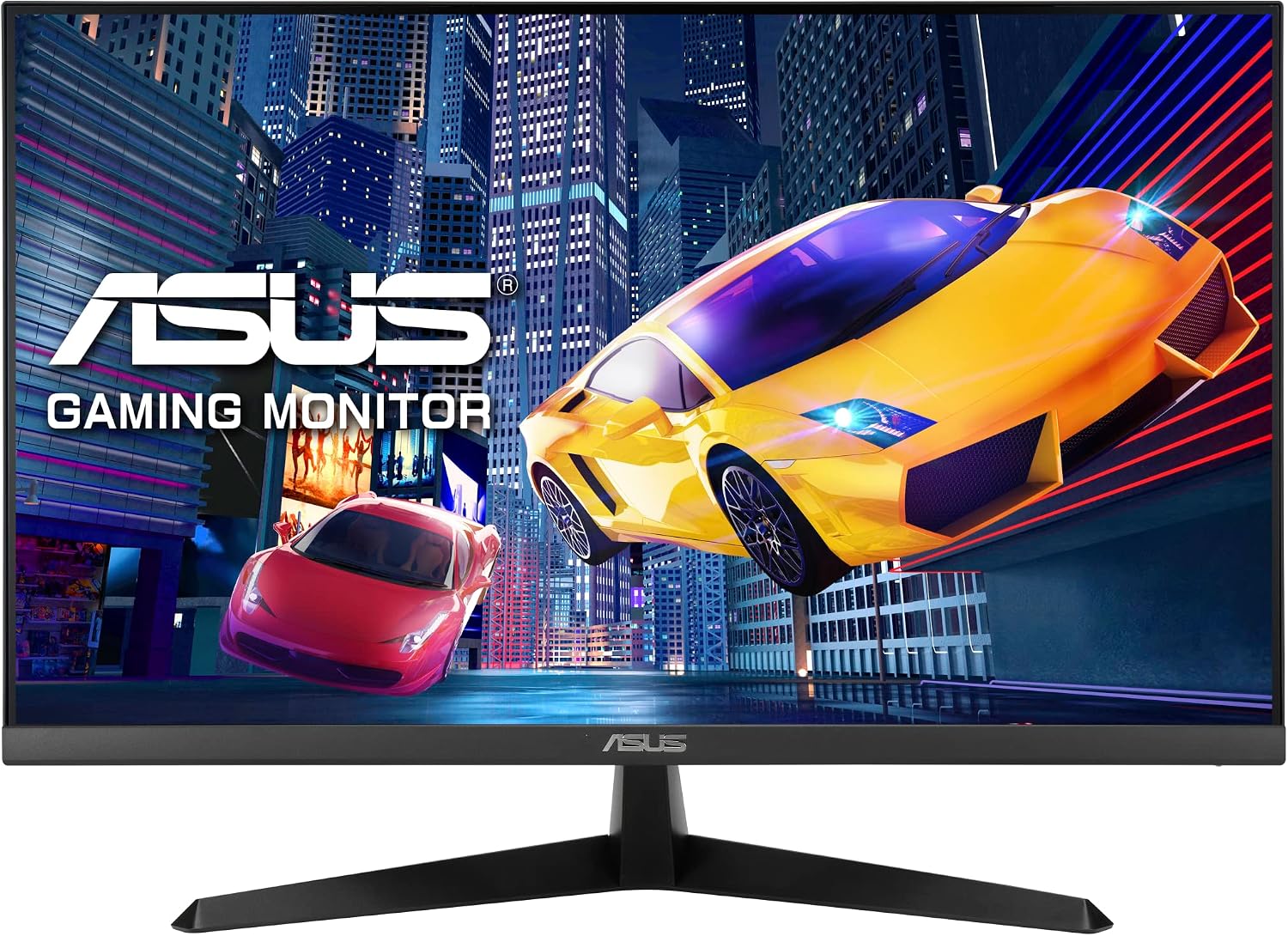 ASUS VY279HG2 27 Zoll 144Hz FHD IPS Eye Care Gaming Monitor Antibakteriell, TÜV-Zertifiziert Flicker-Free, Blaulichtfilter, Eye Care Plus, 1ms, SmoothMotion, FreeSync, HDMI, VGA