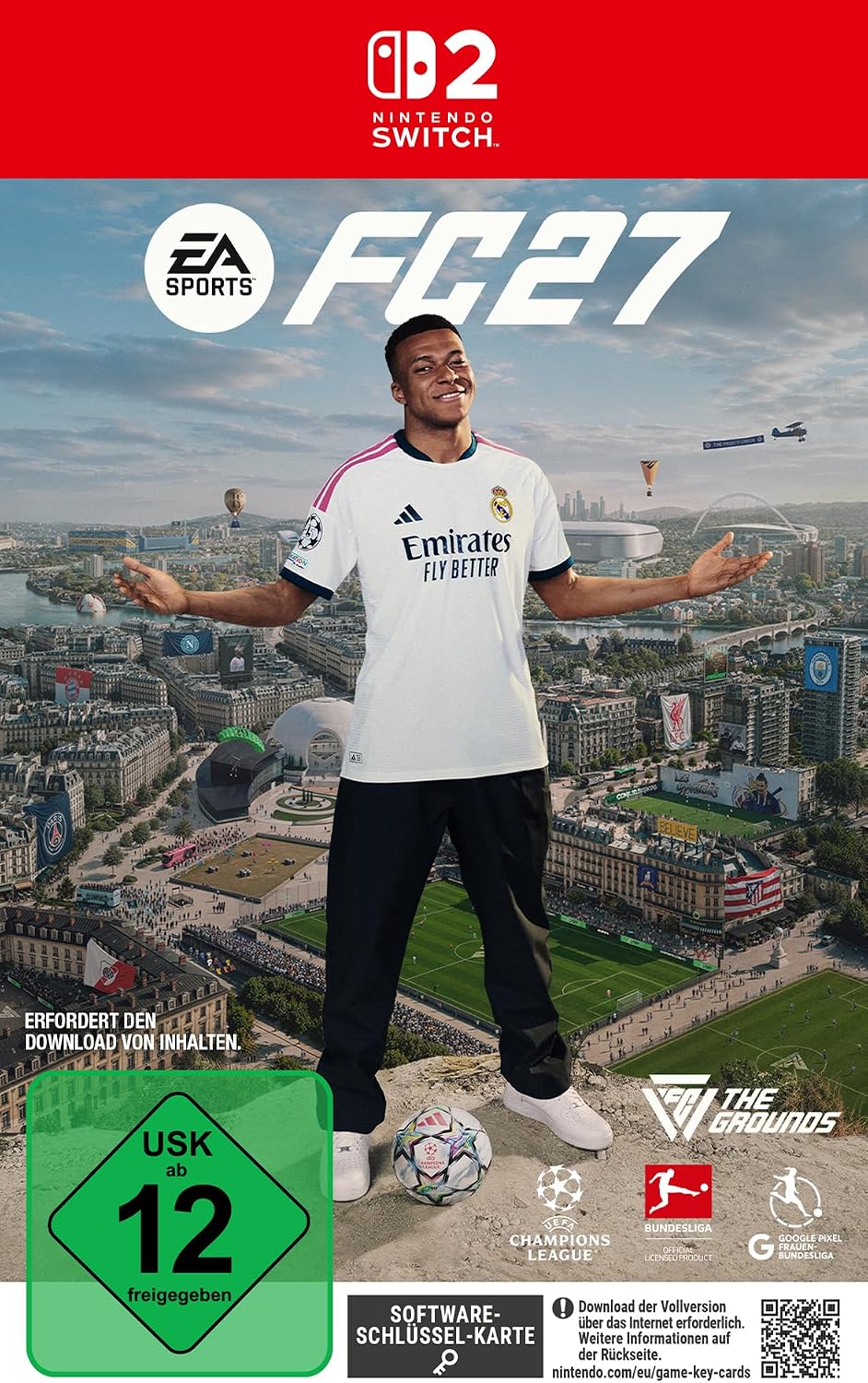 EA Sports FC 27 Standard Edition Nintendo Switch 2 |Spielkarte I VideoGame |Deutsch