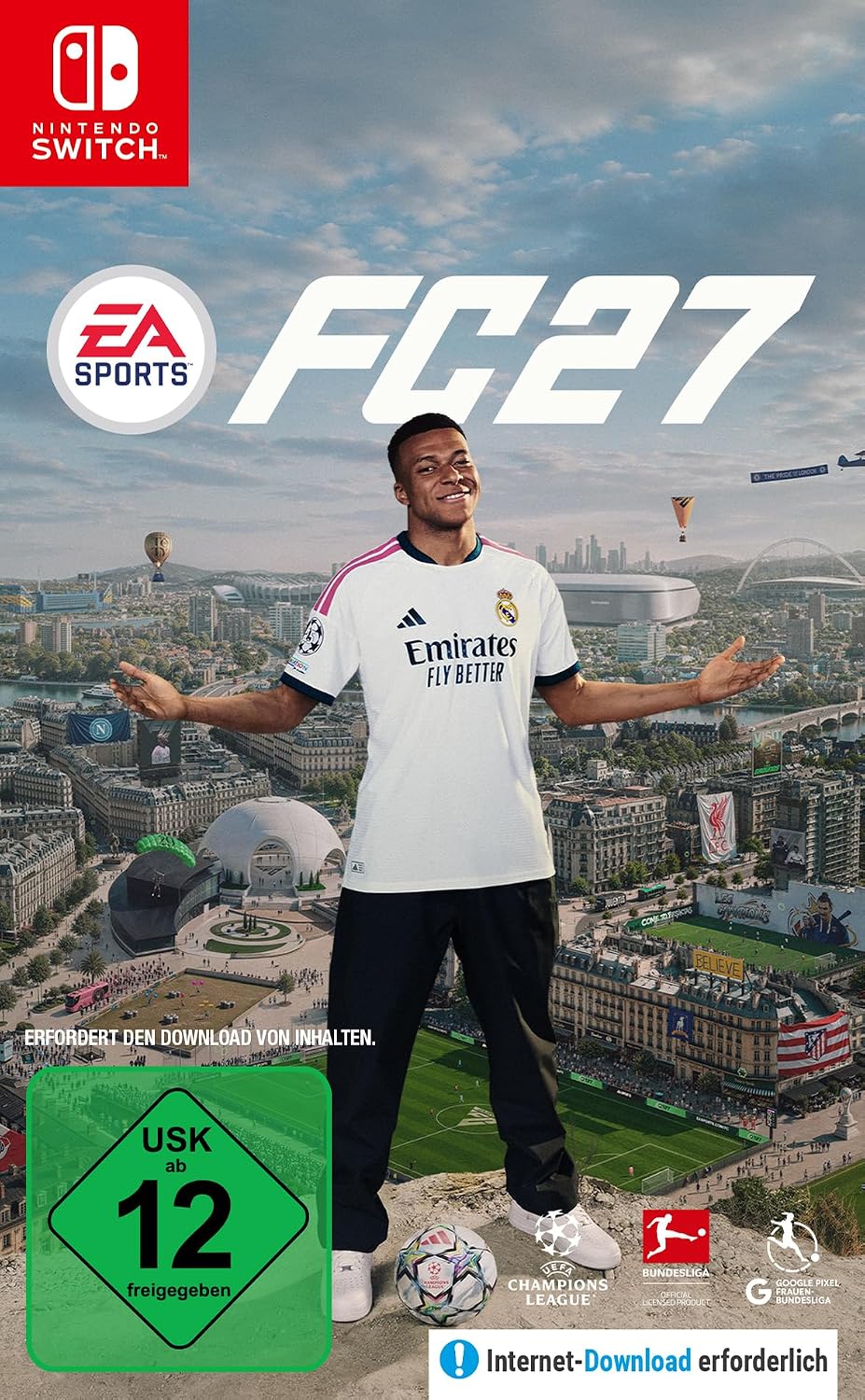 EA Sports FC 27 Standard Edition Nintendo Switch |Spielkarte I VideoGame |Deutsch